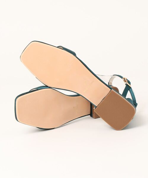Te chichi（テチチ）の「ストラップフラットサンダル（サンダル・レディース・グリーン/グレー/ブラック・37/38）」の5枚目の写真