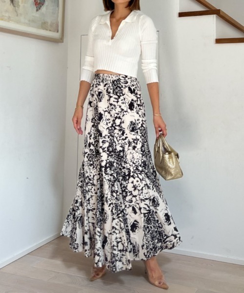 Vicente（ヴィセンテ）の「Front button tops（ニット/セーター・レディース・ホワイト/ブラック・FREE）」の19枚目の写真