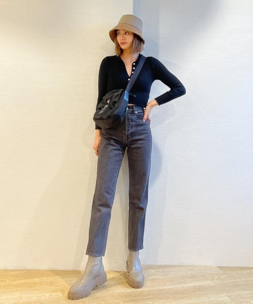 Vicente（ヴィセンテ）の「Front button tops（ニット/セーター・レディース・ホワイト/ブラック・FREE）」の18枚目の写真