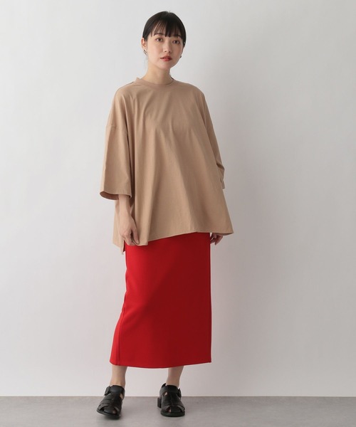 LOWRYS FARM（ローリーズファーム）の「ワイドＴシャツカットソー　294617（Tシャツ/カットソー・レディース・ホワイト/ブルー/ブラウン/ブラック・FREE）」の14枚目の写真
