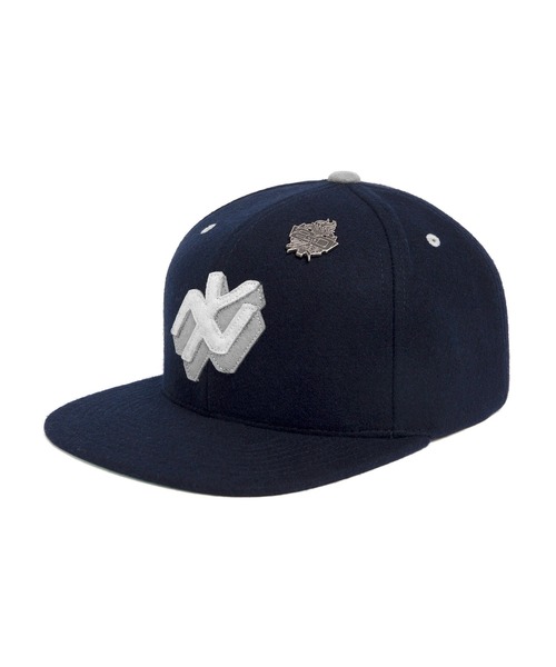 HUF(ハフ)の「HUF HOME BASE 6 PANEL / HUF キャップ 帽子(キャップ・メンズ・ブラック/ブルー/ネイビー・O/S)」の4枚目の写真