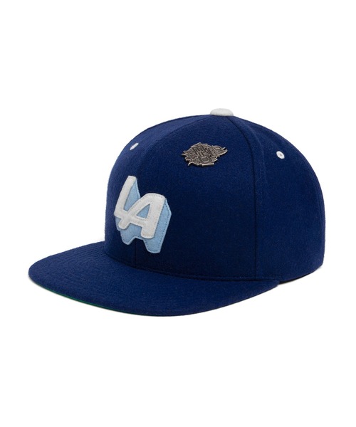 HUF(ハフ)の「HUF HOME BASE 6 PANEL / HUF キャップ 帽子(キャップ・メンズ・ブラック/ブルー/ネイビー・O/S)」の7枚目の写真
