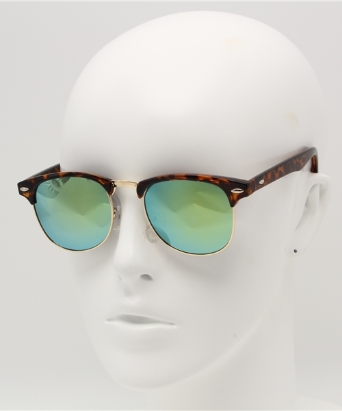 WEGO（ウィゴー）の「WEGO/サーモントミラーサングラス（サングラス・メンズ・ブラック/ブラック系その他/ブラウン系その他・FREE）」の7枚目の写真