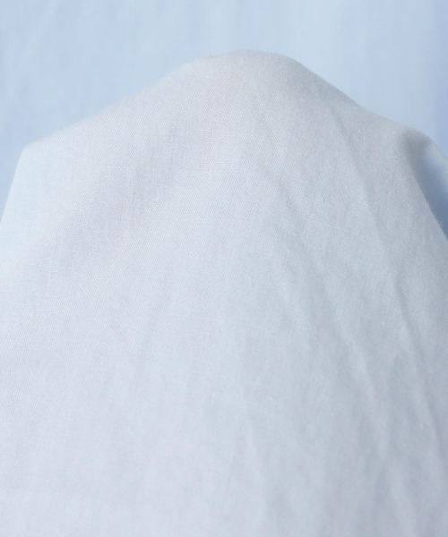 andme(アンドミー)の「コットン長袖オーバーサイズ背中タックカラーシャツ(シャツ/ブラウス・レディース・ホワイト/ピンク/サックスブルー/グリーン/オレンジ・M/L)」の11枚目の写真