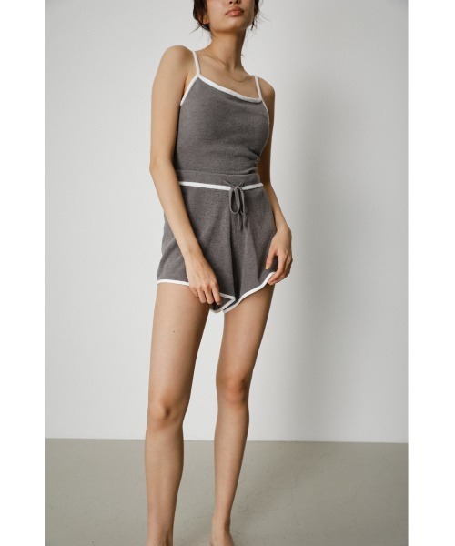 AZUL by moussy(アズールバイマウジー)の「A/H WHIP NIGHT KNIT BRA TOP(チューブトップ・レディース・グレー・SMALL)」の10枚目の写真