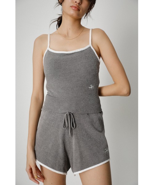 AZUL by moussy(アズールバイマウジー)の「A/H WHIP NIGHT KNIT BRA TOP(チューブトップ・レディース・グレー・SMALL)」の9枚目の写真