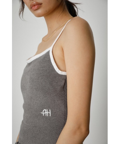 AZUL by moussy(アズールバイマウジー)の「A/H WHIP NIGHT KNIT BRA TOP(チューブトップ・レディース・グレー・SMALL)」の6枚目の写真