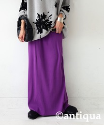 antiqua | セルフカット可！リブスカート(スカート)