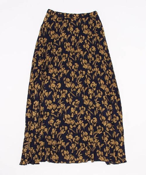 Te chichi（テチチ）の「ジョーゼット変形プリーツスカート（スカート・レディース・ネイビー/ブラウン/チャコール・ﾌﾘ-）」の4枚目の写真