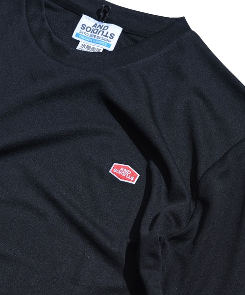 Satellite(サテライト)の「【SATELLITE(サテライト)】CRUISESR TEE LOGO1 / ワイドシルエット / 吸汗速乾/ ドライフィット(Tシャツ/カットソー・メンズ・ブラック/ダークグリーン/ブラウン系その他・M/L)」の4枚目の写真