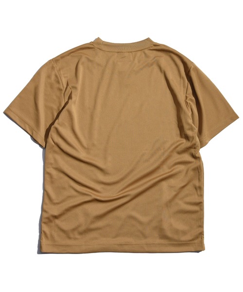 Satellite(サテライト)の「【SATELLITE(サテライト)】CRUISESR TEE LOGO1 / ワイドシルエット / 吸汗速乾/ ドライフィット(Tシャツ/カットソー・メンズ・ブラック/ダークグリーン/ブラウン系その他・M/L)」の9枚目の写真