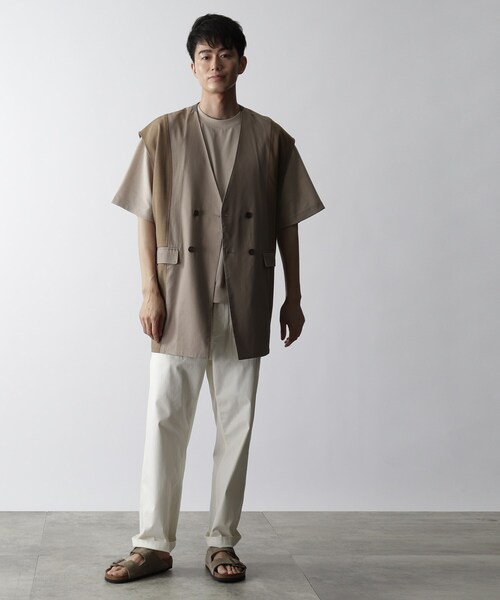 THE SHOP TK (ザ ショップ ティーケー )の「◆サイドジップロングベスト(ベスト・メンズ・ブラック/ベージュ・99)」の18枚目の写真