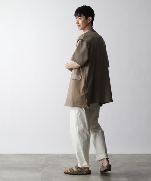 THE SHOP TK (ザ ショップ ティーケー )の「◆サイドジップロングベスト(ベスト・メンズ・ブラック/ベージュ・99)」の20枚目の写真