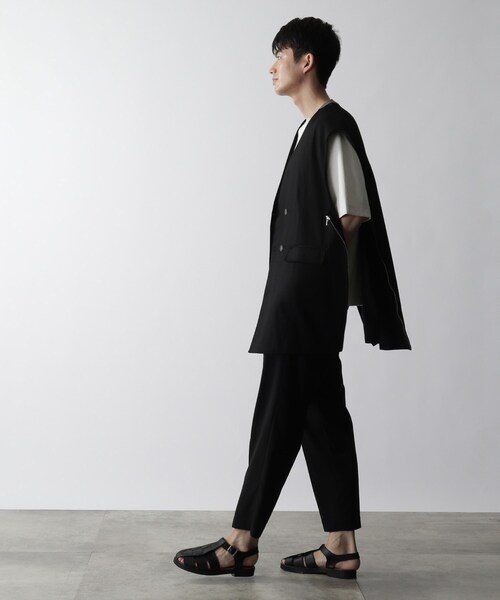 THE SHOP TK (ザ ショップ ティーケー )の「◆サイドジップロングベスト(ベスト・メンズ・ブラック/ベージュ・99)」の22枚目の写真