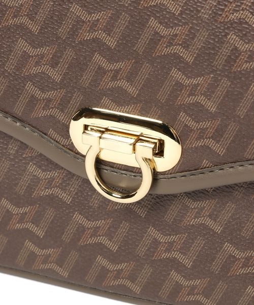 mysty woman（ミスティウーマン）の「モノグラムヴィンテージバッグ 126279（ショルダーバッグ・レディース・ブラウン/グリーン/アイボリー・FREE）」の20枚目の写真