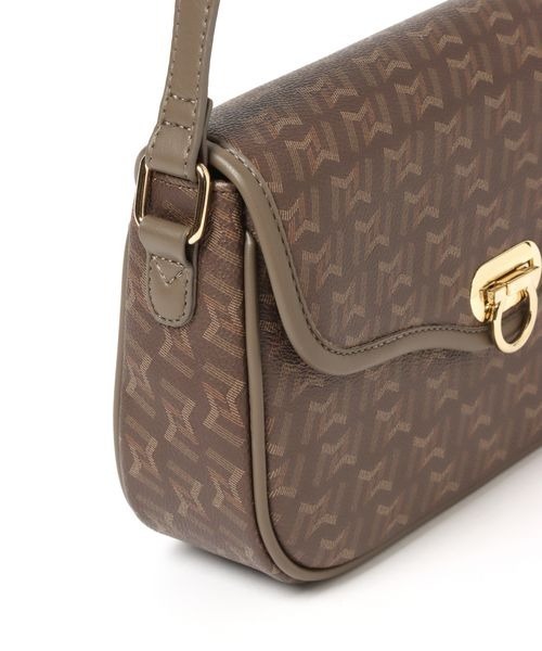 mysty woman（ミスティウーマン）の「モノグラムヴィンテージバッグ 126279（ショルダーバッグ・レディース・ブラウン/グリーン/アイボリー・FREE）」の15枚目の写真