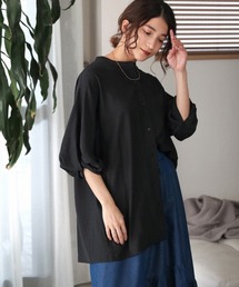 ツイストスリーブブラウス