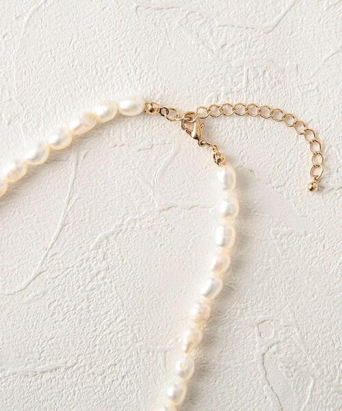 OPAQUE.CLIP（オペークドットクリップ）の「◆淡水バロックパールネックレス（ネックレス・レディース・オフホワイト・00）」の7枚目の写真