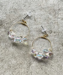 Zoule ゾーラ:bubbleb hoop バブルフープ ピアス