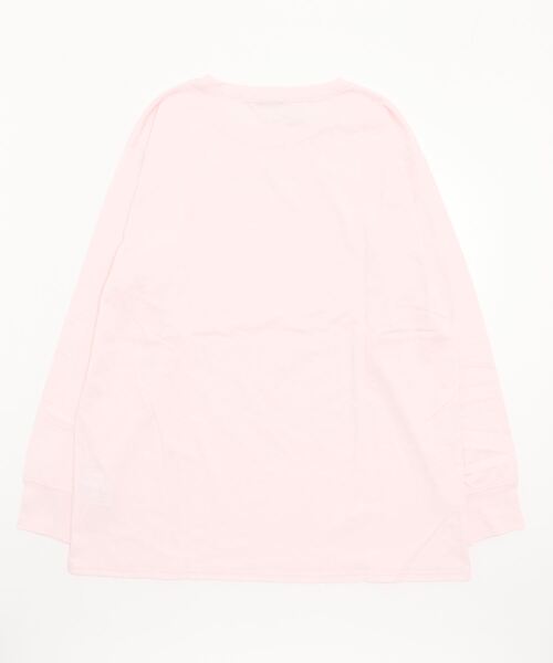 MIRO AMURETTE（ミロアミュレット）の「Eternel rose t-shirt/ロゴ入りオーバーサイズTシャツ（Tシャツ/カットソー・レディース・ホワイト/ピンク・FREE）」の10枚目の写真