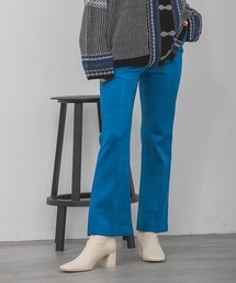 ヌバックライクフレアパンツ/162217