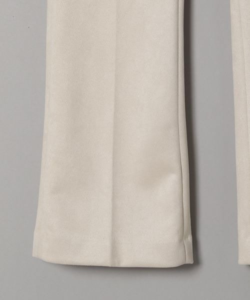 JEANASIS（ジーナシス）の「ヌバックライクフレアパンツ/162217