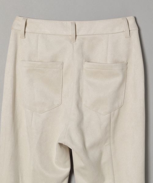 JEANASIS（ジーナシス）の「ヌバックライクフレアパンツ/162217（その他パンツ・レディース・ブラウン/ブルー/オフホワイト/ブラック/グレイッシュベージュ/ピンク/パープル・SMALL/MEDIUM）」の14枚目の写真