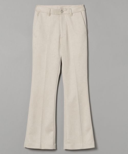 JEANASIS（ジーナシス）の「ヌバックライクフレアパンツ/162217（その他パンツ・レディース・ブラウン/ブルー/オフホワイト/ブラック/グレイッシュベージュ/ピンク/パープル・SMALL/MEDIUM）」の8枚目の写真