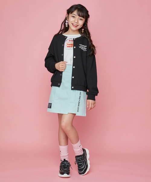 JENNI love(ジェニィラブ)の「袖レイヤード風カーデ(カーディガン/ボレロ・キッズ・ベージュ/グリーン/ブラック・140cm/160cm/130cm/150cm)」の8枚目の写真