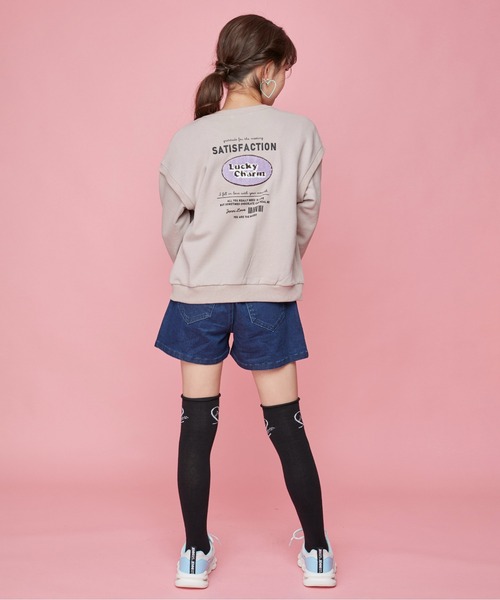 JENNI love(ジェニィラブ)の「袖レイヤード風カーデ(カーディガン/ボレロ・キッズ・ベージュ/グリーン/ブラック・140cm/160cm/130cm/150cm)」の6枚目の写真