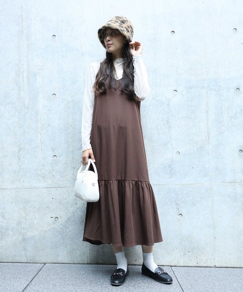 Right-on(ライトオン)の「インナー付きシアートップス(Tシャツ/カットソー・レディース・オフホワイト/グリーン/ブルー・M)」の12枚目の写真