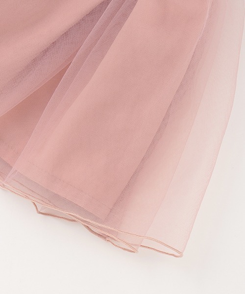 petit main(プティマイン)の「チュールスカート(スカート・キッズ・ピンク/アイボリー/ブルーグレー・80cm/90cm/110cm/100cm/120cm/130cm)」の10枚目の写真