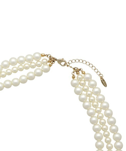 EIMY ISTOIRE（エイミーイストワール）の「２wayパールロープネックレス（ネックレス・レディース・ホワイト・FREE）」の4枚目の写真