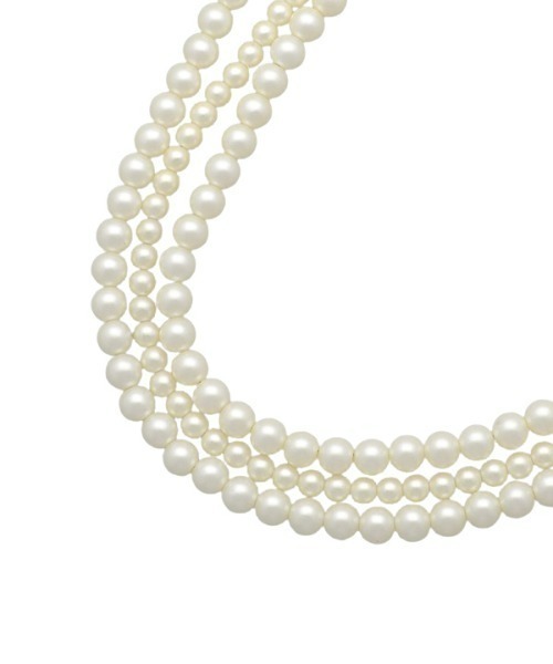 EIMY ISTOIRE（エイミーイストワール）の「２wayパールロープネックレス（ネックレス・レディース・ホワイト・FREE）」の3枚目の写真