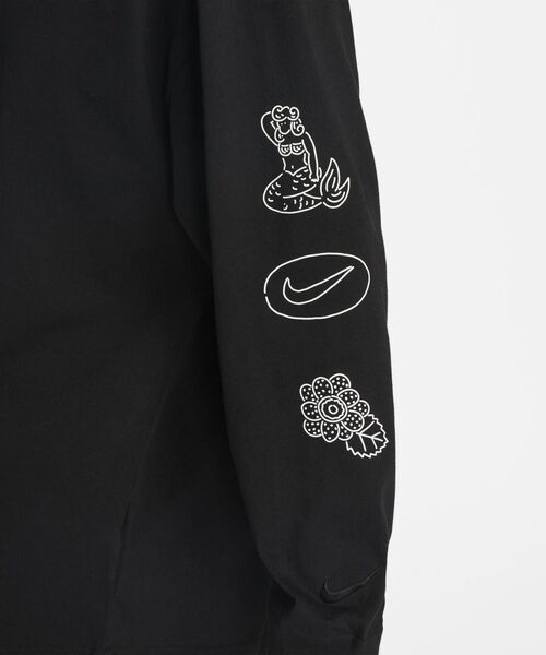 NIKE（ナイキ）の「ナイキ スポーツウェア ウィメンズ ロングスリーブ トップ / Nike Sportswear Women's Long-Sleeve Top＜XS-2XL 展開＞（Tシャツ/カットソー・レディース・ホワイト/ブラック・S/M/L/2XL/XL/XS）」の13枚目の写真