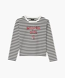 To b. by agnes b.（トゥービーバイアニエスベー）の「WT31 TS モダンガールボーダーTシャツ（Tシャツ/カットソー）」