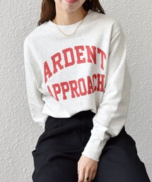 【SHIPS any別注】THE KNiTS: デザイン ロゴ スウェット◇◆