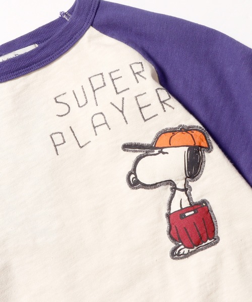 デニム＆ダンガリー 天竺SNOOPY PLAYER ロンT 02 DENIM DUNGAREEテンジクSNOOPY PLAYER TEE - koguma online shop