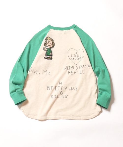 デニム＆ダンガリー 天竺SNOOPY PLAYER ロンT 02 DENIM DUNGAREE（デニムダンガリー）の「DENIM DUNGAREE/デニム