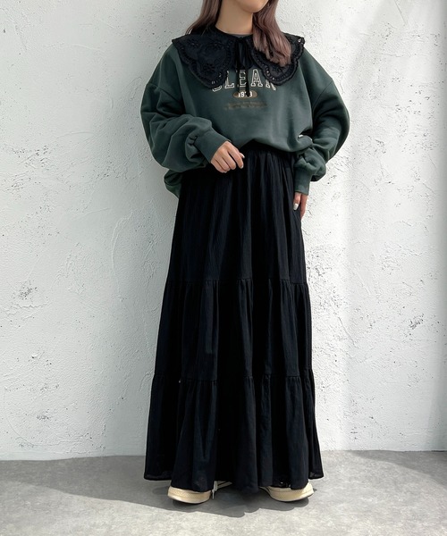 apres jour mignon(アプレジュールミニョン)の「レース付け襟【ZOZOTOWN限定アイテム】(付け襟・レディース・ブラック/オフホワイト・フリー)」の12枚目の写真