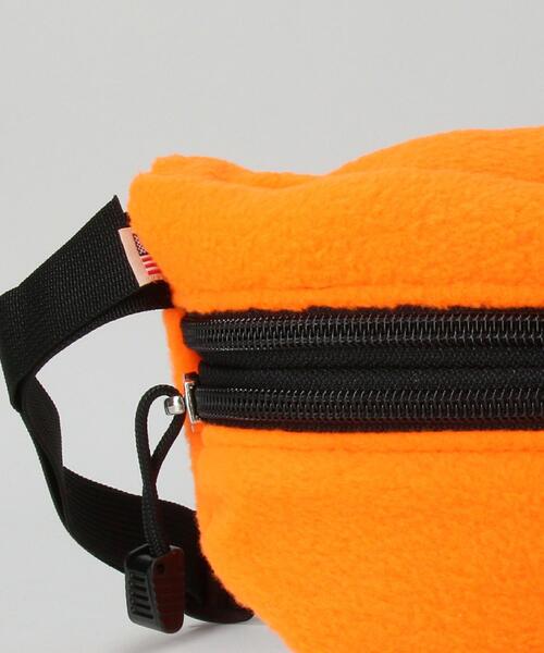 BATTLE LAKE(バトルレイク)の「<BATTLE LAKE OUTDOORS> FLEECE WAIST BAG/バッグ(ボディバッグ/ウエストポーチ・メンズ・オレンジ・FREE)」の6枚目の写真