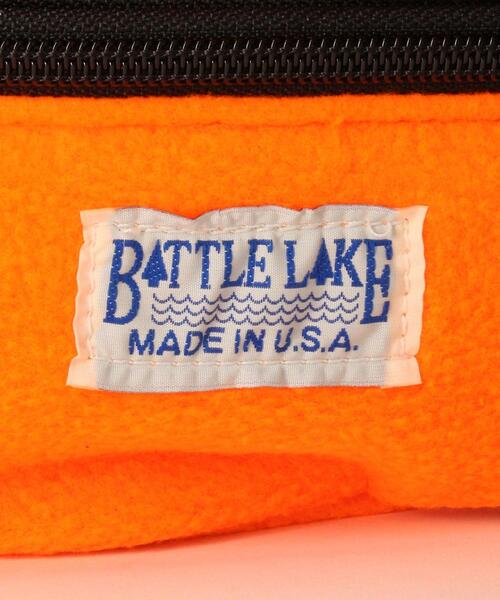 BATTLE LAKE(バトルレイク)の「<BATTLE LAKE OUTDOORS> FLEECE WAIST BAG/バッグ(ボディバッグ/ウエストポーチ・メンズ・オレンジ・FREE)」の8枚目の写真