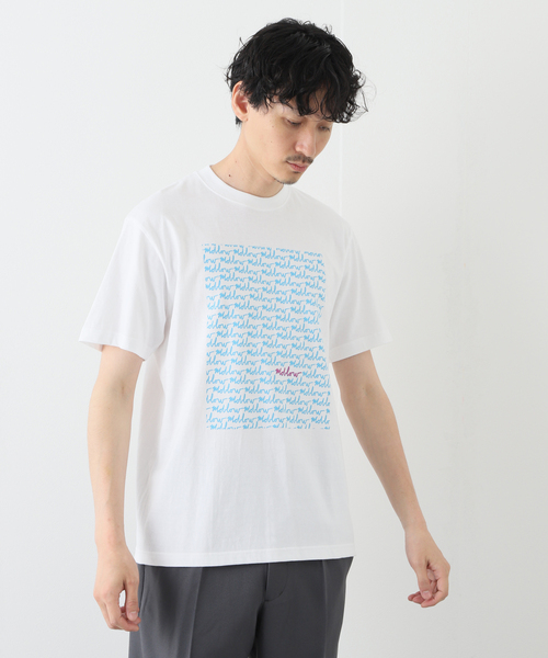 JOURNAL STANDARD(ジャーナルスタンダード)の「【moblow/モブロー 】moblowscript(Tシャツ/カットソー・メンズ・ブラック/ホワイト・LARGE/X-LARGE)」の1枚目の写真
