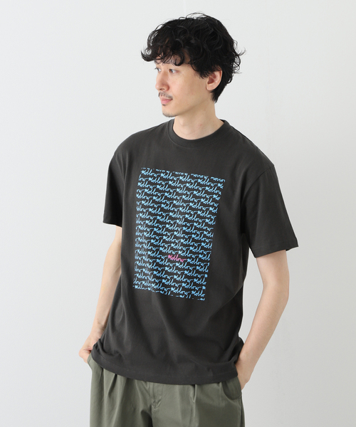 JOURNAL STANDARD(ジャーナルスタンダード)の「【moblow/モブロー 】moblowscript(Tシャツ/カットソー・メンズ・ブラック/ホワイト・LARGE/X-LARGE)」の2枚目の写真