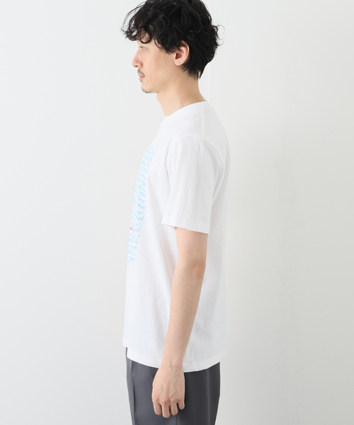 JOURNAL STANDARD(ジャーナルスタンダード)の「【moblow/モブロー 】moblowscript(Tシャツ/カットソー・メンズ・ブラック/ホワイト・LARGE/X-LARGE)」の3枚目の写真