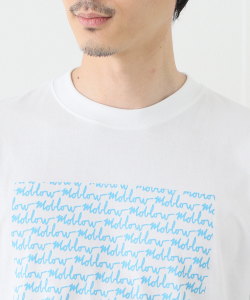 JOURNAL STANDARD(ジャーナルスタンダード)の「【moblow/モブロー 】moblowscript(Tシャツ/カットソー・メンズ・ブラック/ホワイト・LARGE/X-LARGE)」の6枚目の写真