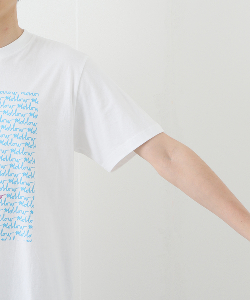JOURNAL STANDARD(ジャーナルスタンダード)の「【moblow/モブロー 】moblowscript(Tシャツ/カットソー・メンズ・ブラック/ホワイト・LARGE/X-LARGE)」の14枚目の写真