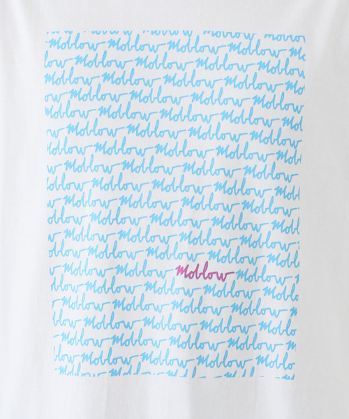JOURNAL STANDARD(ジャーナルスタンダード)の「【moblow/モブロー 】moblowscript(Tシャツ/カットソー・メンズ・ブラック/ホワイト・LARGE/X-LARGE)」の4枚目の写真