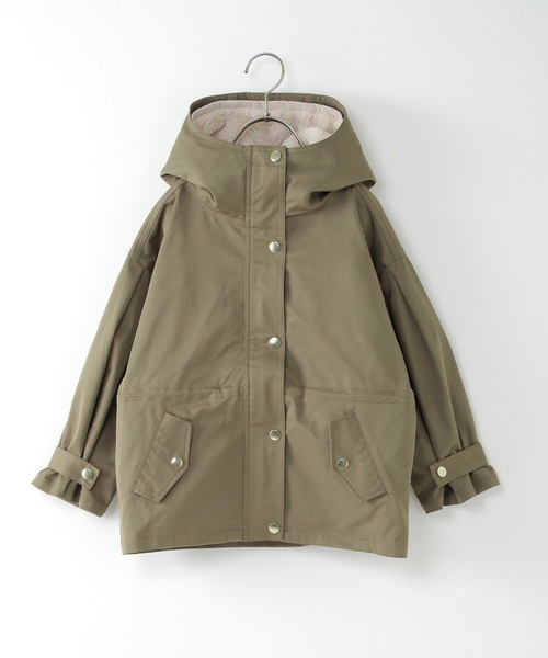 ikka（イッカ）の「ファーライナー3WAYマウンテンパーカー（110~160cm）（マウンテンパーカー・キッズ・ネイビー/オリーブ・110/120/130/140/150/160）」の3枚目の写真