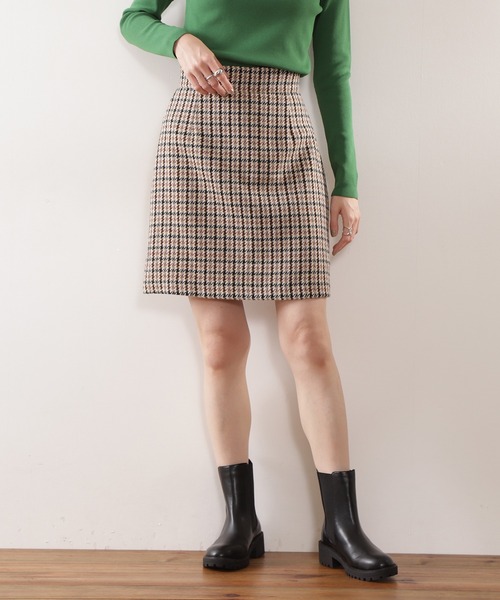 N.（N. Natural Beauty Basic）（エヌエヌナチュラルビューティーベーシック）の「【S Size Line】◆チェックミニスカート（スカート・レディース・ブラック系その他/ブルー系その他・SMALL/MEDIUM）」の3枚目の写真